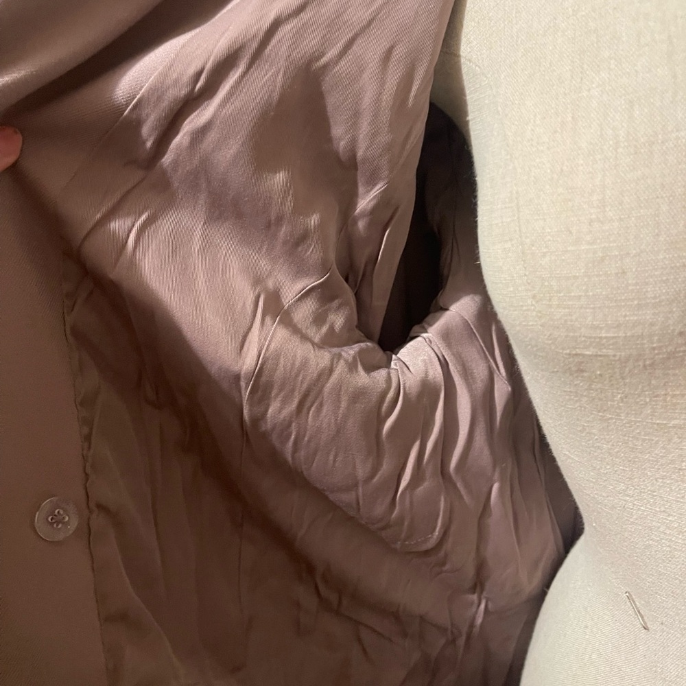 Free People Mauve Trench Coat - Picture 7 of 16